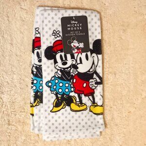NWT ~ Disney Mickey Mouse Kitchen Towels (Set of 2)